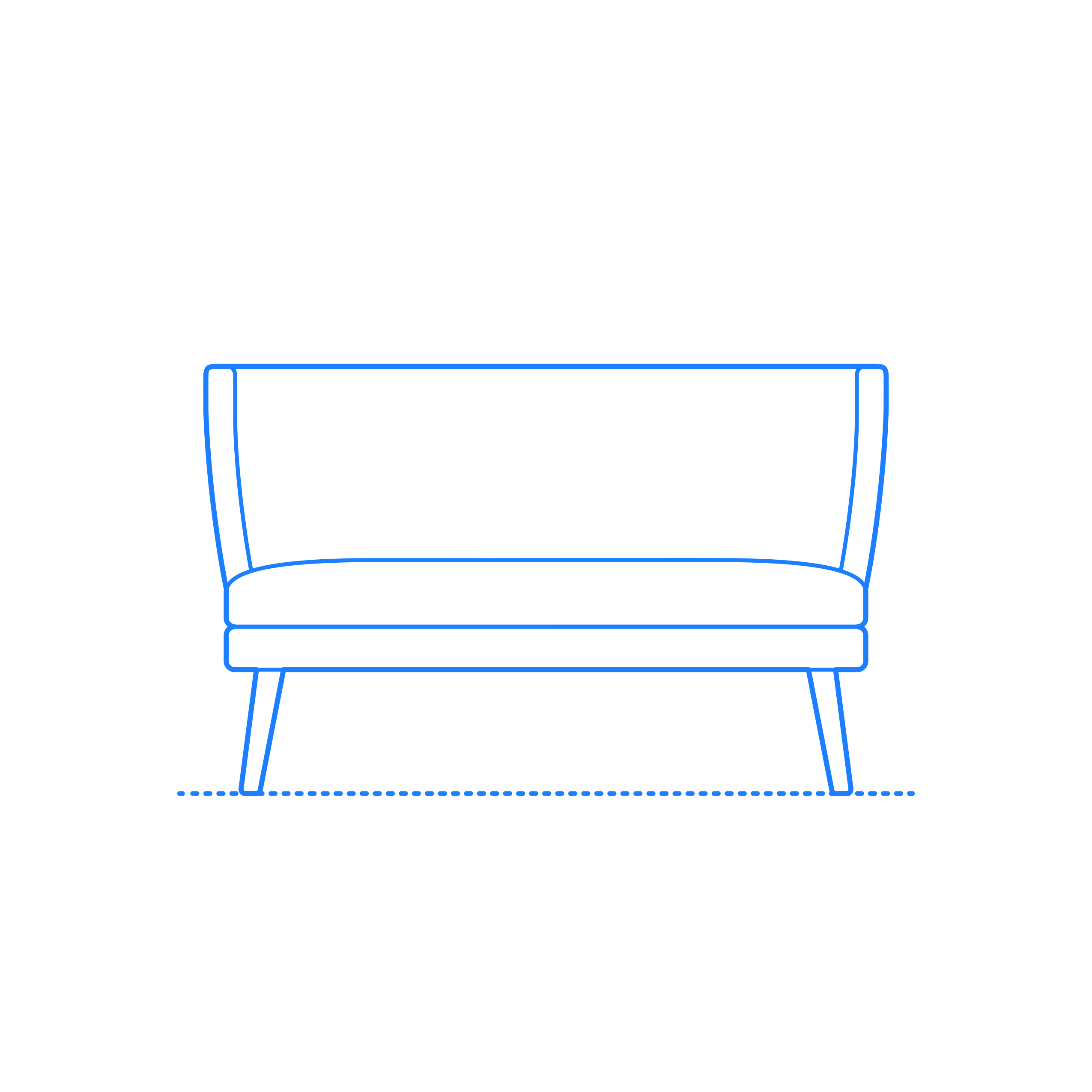 Furniture Settee Raleigh Settee Sketch Drawing Svg Free Vectors